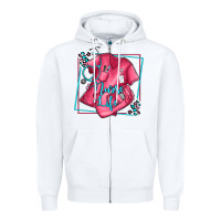 White nurse life olivia Zipper Hoodie - OliviaCreatesArt