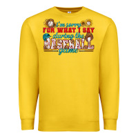 Lemon i'm sorry for what i say during the baseball game Premium Sweatshirt - BundleAndBundleShop