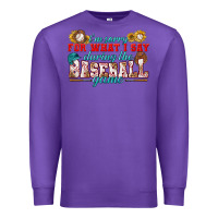 Purple i'm sorry for what i say during the baseball game Premium Sweatshirt - BundleAndBundleShop