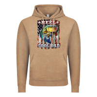 Vintage Coffee Reel Cool Dad Bass 4th of July Vintage Hoodie - LillyAllenDesigns