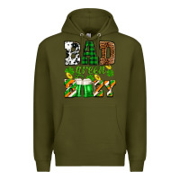 Army Green St. Patrick's Bad green boozy Premium Hoodie - OliviaCreatesArt