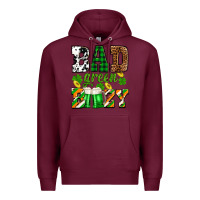 Burgundy St. Patrick's Bad green boozy Premium Hoodie - OliviaCreatesArt