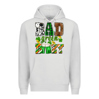 Dove Grey St. Patrick's Bad green boozy Premium Hoodie - OliviaCreatesArt