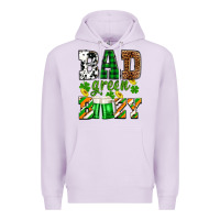 Lilac St. Patrick's Bad green boozy Premium Hoodie - OliviaCreatesArt