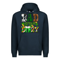 Navy St. Patrick's Bad green boozy Premium Hoodie - OliviaCreatesArt