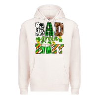Pale Pink St. Patrick's Bad green boozy Premium Hoodie - OliviaCreatesArt