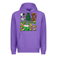 Purple St. Patrick's Bad green boozy Premium Hoodie - OliviaCreatesArt