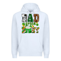 White St. Patrick's Bad green boozy Premium Hoodie - OliviaCreatesArt