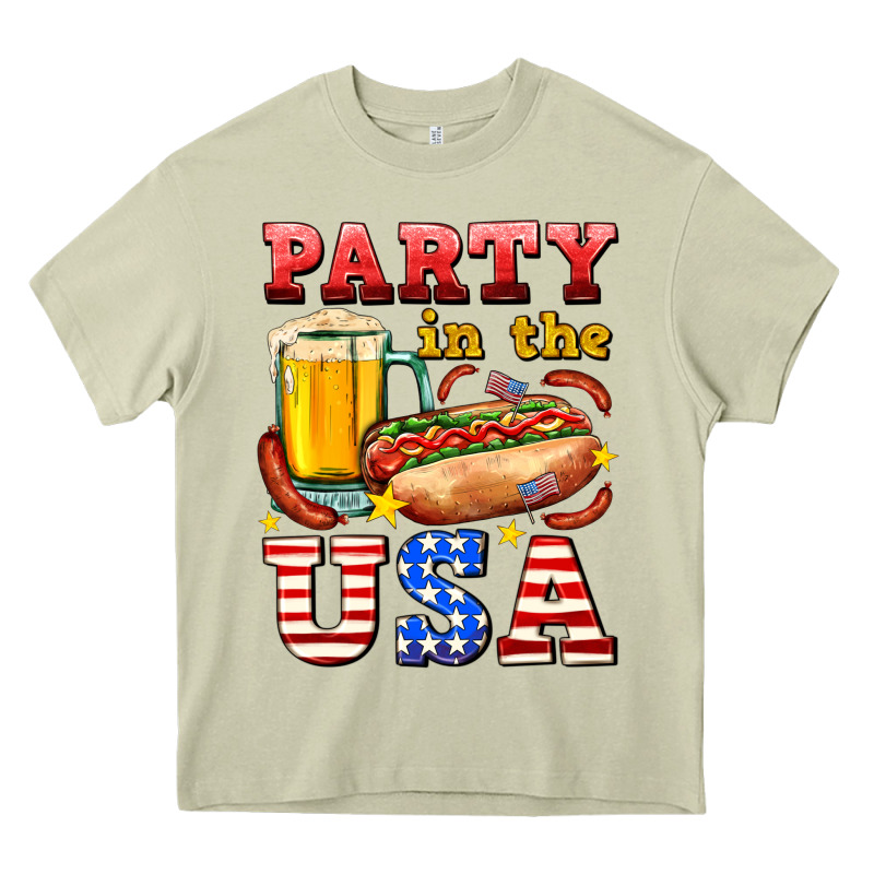 Party In The Usa Heavy Core Tee by AdoDesignShop | Teevron