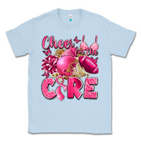 Dusty Blue cheer for the cure breast cancer Classic Tee - LillyAllenDesigns