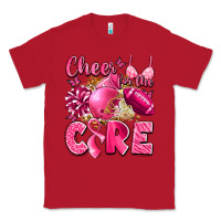 Red cheer for the cure breast cancer Classic Tee - LillyAllenDesigns