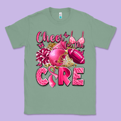 Cheer For The Cure Breast Cancer Classic Tee Designed By Lillyallendesigns