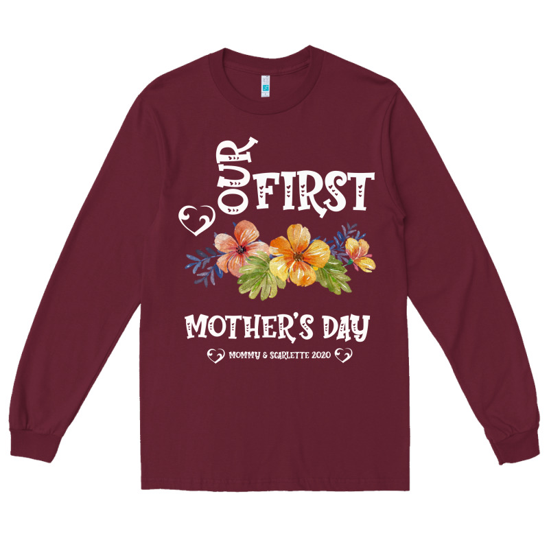 Our Fırst Mother's Day Mommy & Scarlette 2020 Long Sleeve Tee by Bettercallsaul | Teevron