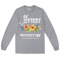 Heather Grey Our Fırst Mother's day Mommy & Scarlette 2020 Long Sleeve Tee - Bettercallsaul