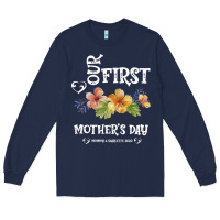 Navy Our Fırst Mother's day Mommy & Scarlette 2020 Long Sleeve Tee - Bettercallsaul