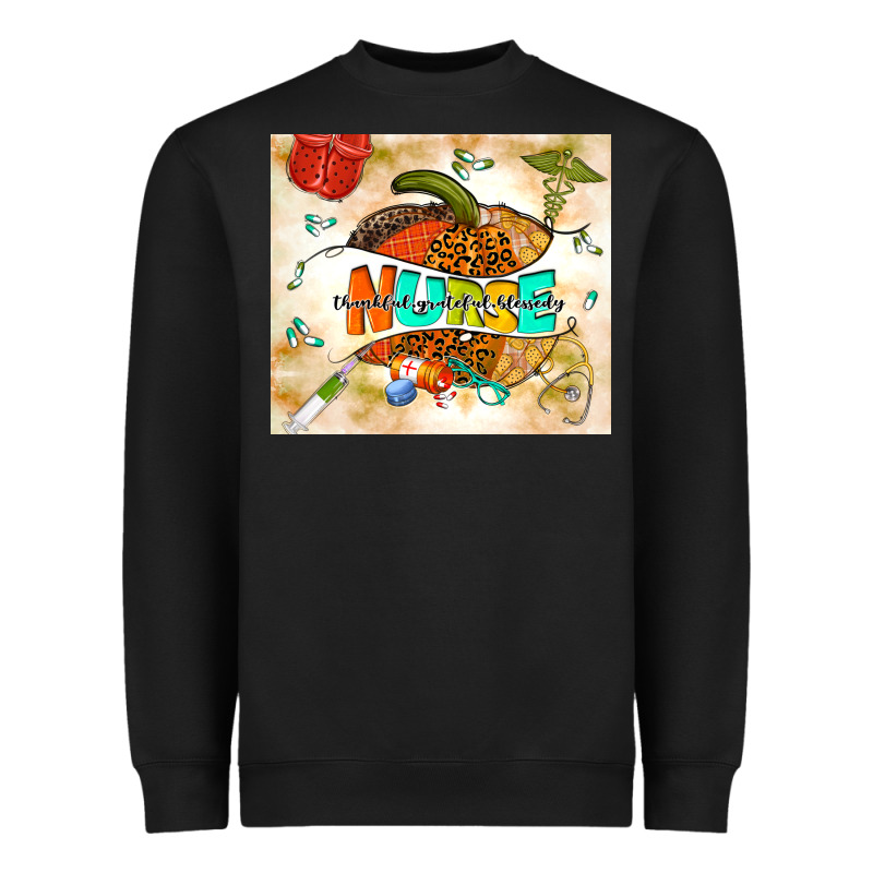 Fall Nurse Pumpkin Heavyweight Sweatshirt by TumblerDesignByShophia | Teevron