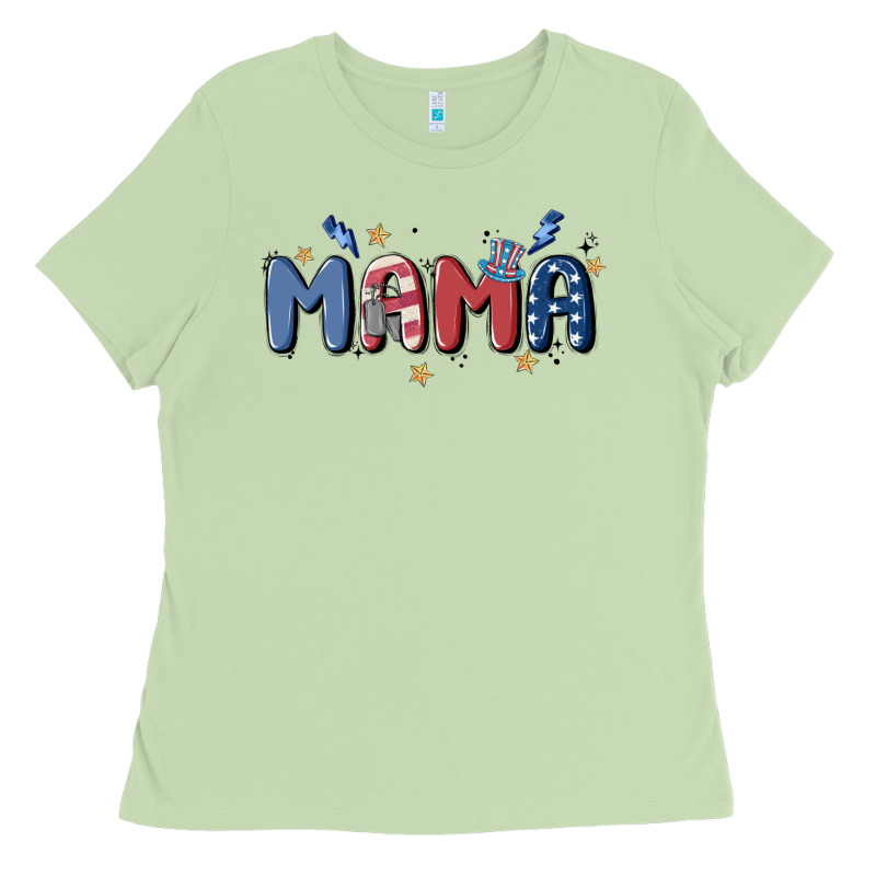 4th July Mama Ladies Tee by MaliasSmallBusiness | Teevron