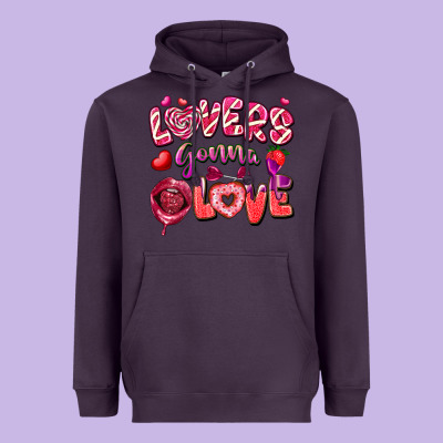 Lovers Gonna Love Heavyweight Hoodie Designed By Fadigitalartstudio