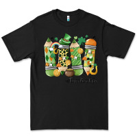 Black retro patricks day teacher life Premium Tee - MaliasSmallBusiness
