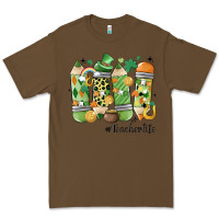Cacao retro patricks day teacher life Premium Tee - MaliasSmallBusiness
