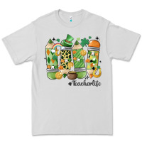 Dove Grey retro patricks day teacher life Premium Tee - MaliasSmallBusiness