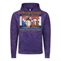 Cloud Purple 4th of July Western Star Spangled Baby Cow Vintage Hoodie - LillyAllenDesigns