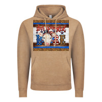 4th Of July Western Star Spangled Baby Cow Vintage Hoodie | Teevron