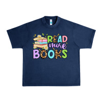 Navy read more books Urban Heavy Tee - Artiststas