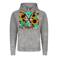 Cloud Rock pisces turquoise cowhide Vintage Hoodie - RanaPortraitStore
