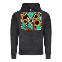 Vintage Black pisces turquoise cowhide Vintage Hoodie - RanaPortraitStore