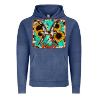 Vintage Denim pisces turquoise cowhide Vintage Hoodie - RanaPortraitStore