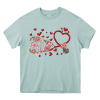 Arona valentine's day stethoscope Heavy Core Tee - MaliasSmallBusiness