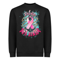 Black Refuse to sink Cancer anchor Cancer Awareness Heavyweight Sweatshirt - HowdyJamesFarm