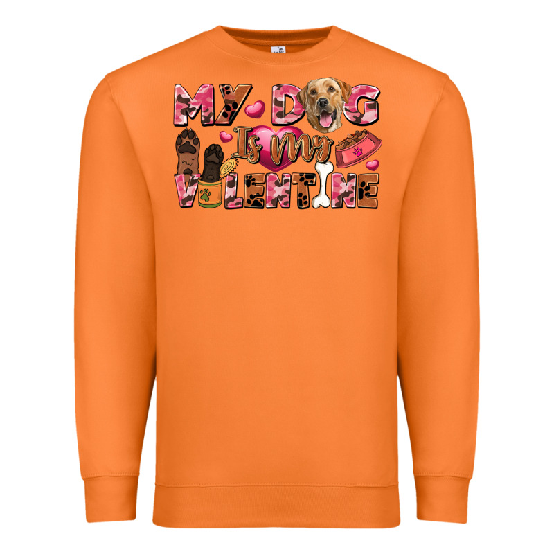 My Dog Is My Valentine Premium Sweatshirt by FaDigitalArtStudio | Teevron