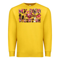 Lemon my dog is my valentine Premium Sweatshirt - FaDigitalArtStudio
