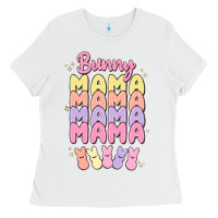 White bunny mama Ladies Tee - MaliasSmallBusiness