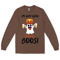 Chestnut I'm Just Here For The Boos Long Sleeve Tee - Bettercallsaul