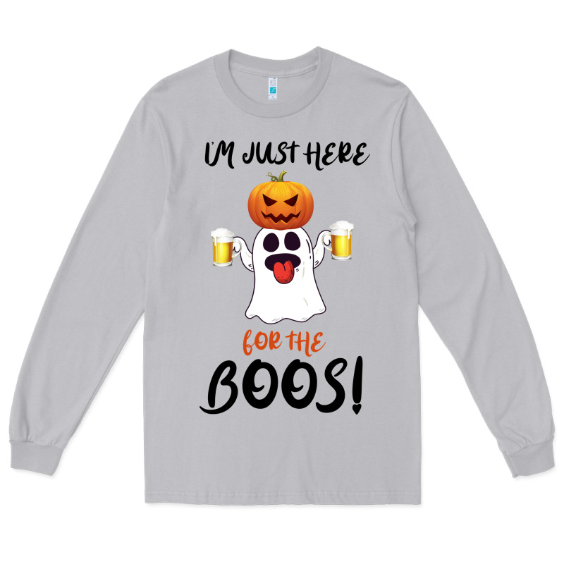 I'm Just Here For The Boos Long Sleeve Tee by Bettercallsaul | Teevron