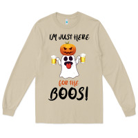 Mushroom I'm Just Here For The Boos Long Sleeve Tee - Bettercallsaul