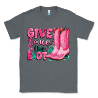 Charcoal Heather give cancer the boot Classic Tee - LillyAllenDesigns