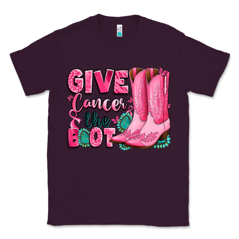 Give Cancer The Boot Classic Tee by LillyAllenDesigns | Teevron