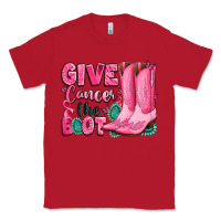 Red give cancer the boot Classic Tee - LillyAllenDesigns