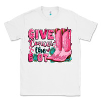 White give cancer the boot Classic Tee - LillyAllenDesigns