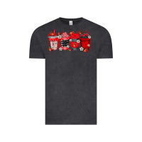 Vintage Black lady bug drink Vintage Tee - RacoonDesign