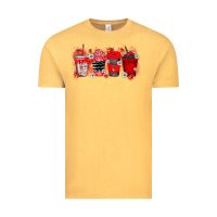 Vintage Mustard lady bug drink Vintage Tee - RacoonDesign