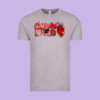 Lady Bug Drink Vintage Tee Designed By Racoondesign