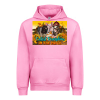 Fuchsia Pink Cutest Pumpkin In The Patch Pig Urban Hoodie - LillyAllenDesigns