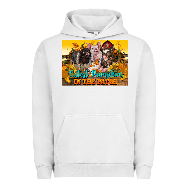 Cutest Pumpkin In The Patch Pig Urban Hoodie by LillyAllenDesigns | Teevron