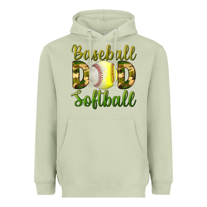 Baseball Dad Softball Heavyweight Hoodie by BundleAndBundleShop | Teevron