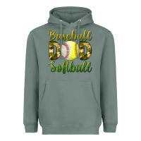 Sage Baseball Dad Softball Heavyweight Hoodie - BundleAndBundleShop